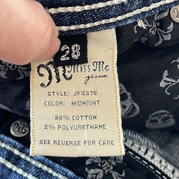 Miss Me Jeans Sz 28 Style JP4375 - Picture 10 of 12